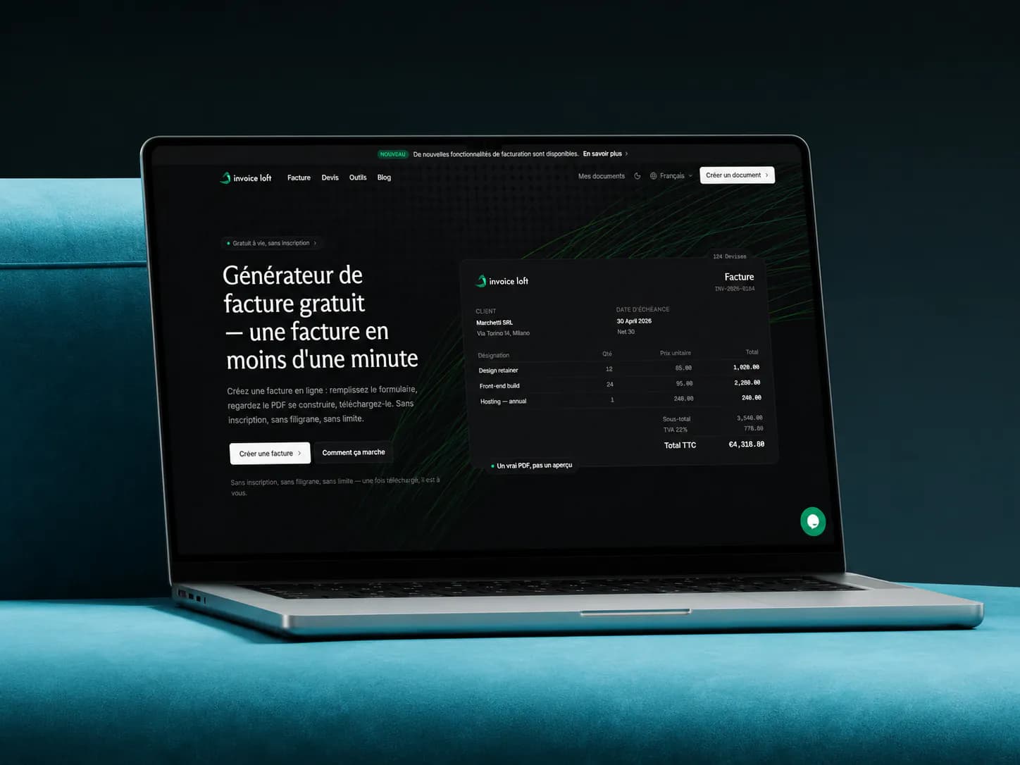 Projet Invoice Loft